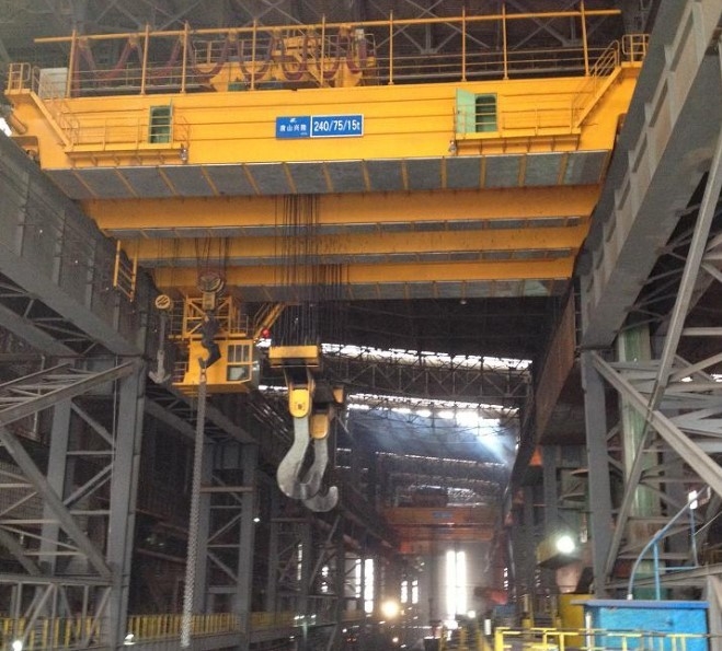 8~110m Lifting Heavy Steel Ladle Crane For Steelmaking Customized Span