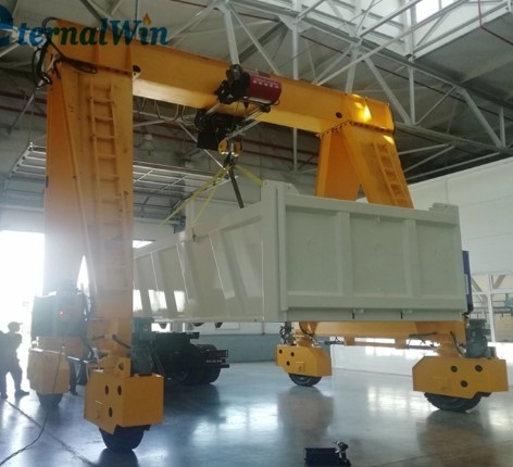 Fast Lifting And Rotating RTG Crane 5t To 100t For Different Working Scenarios