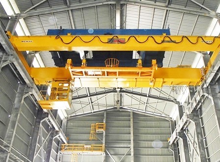 Lifting 12-22m Explosion Proof Overhead Crane Low Noise For Concrete Plant